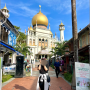 싱가포르 아랍스트리트 맛집 싱가포르 하지레인 술탄 모스크 복장 규정