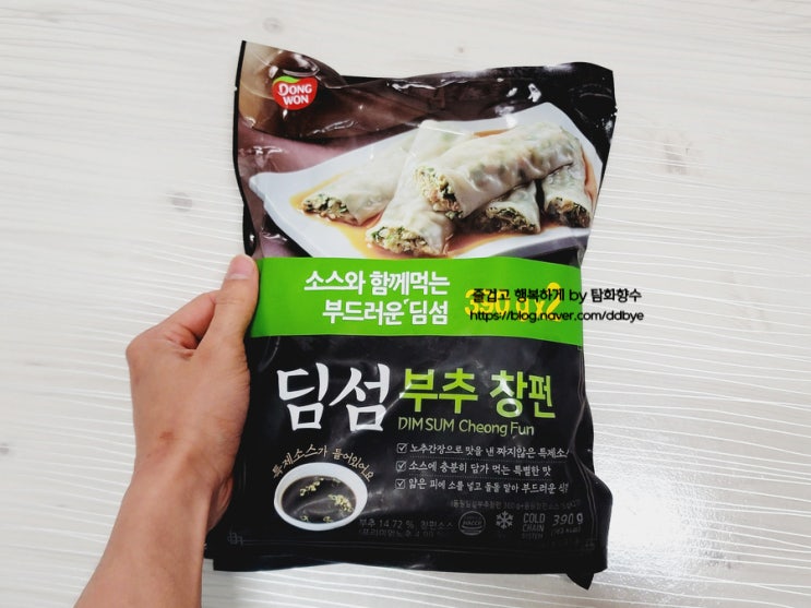 동원 딤섬 부추 창펀 피는 쫄깃 맛은 단짠단짠 : 네이버 블로그