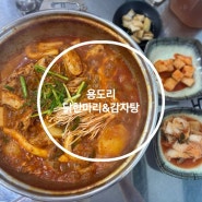 부천 원미동 밥집 닭볶음탕이 맛있는 용도리닭한마리&감자탕 다녀왔어요