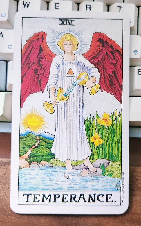[타로독학] 14. 절제 TEMPERANCE : 네이버 블로그