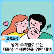 생애 주기별로 보는저출생 추세 반전을 위한 대책!