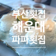 해운대 횟집 맛집 파파횟집 물회부터 코스까지 알찬메뉴