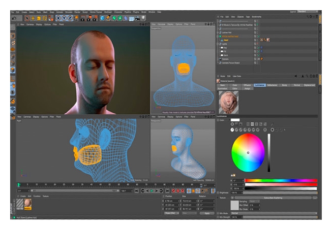 3D 모델링 애니메이션 소프트웨어 C4D 시네마 4D 프로그램 기능 특징 알아보자 : 네이버 블로그