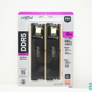 DDR5 메모리 추천 마이크론 Crucial DDR5-6000 CL36 PRO Overclocking 패키지 대원씨티에스