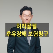 허리골절 후유장해 보험청구 방법