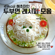 49kcal 해초미인 두부면 레시피 모음 zip