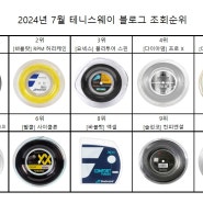 <랭킹> 2024년 7월 스트링 조회 순위