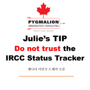 [줄리 Tip] 캐나다 이민국 Status Tracker에 제 서류가 보이지 않아요 (Feat. 오류투성)