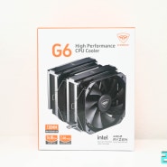 가성비 CPU 쿨러 추천! PCCOOLER G6 BLACK 130mm 리뷰