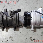 부산기장카센터 교리자동차정비 [모닝] 에어컨작동불량 콤프레샤 콘덴샤교체