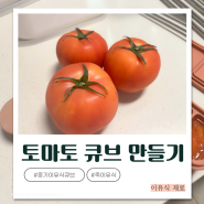 [중기 이유식]토마토 큐브 만들기