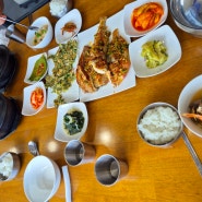 통영 죽림 밥집 광도천 수국꽃길 옆 오션뷰 바다뷰 더베이 한식당 4층 솥밥 한정식