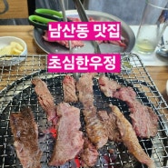 [남산동 맛집] 초심한우정 / 남산동 고깃집 / 금정구 한우맛집