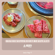 줄서는식당2 당산역 맛집 회식하기 좋은 당산역 소고기 - 소백탄