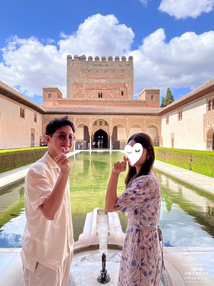 그라나다 Granada 여행 #14. 알함브라 (6) 아라야네스 중정 Patio de los Arra....