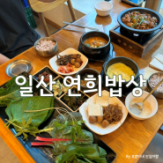 [일산 맛집] 연희밥상, 일산 가볼만한 곳 우렁쌈밥이 맛있는 정발산 맛집