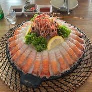 선릉역 맛집, 제주 자연산 딱새우 회를 맛볼 수 있는 볼빨간 딱새우