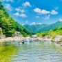 울진 불영계곡 노지 캠핑지, 물놀이캠핑에 딱~ 관리도 잘되어있는 화장실 있는 노지