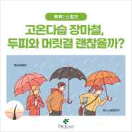 [톡톡!스칼프] 고온다습 장마철, 두피와 머릿결 괜찮을까? / 장마대비