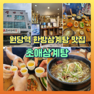 고양 원당역 맛집 한방 삼계탕 초애삼계탕 몸보신하기 좋은 곳