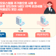 오피스텔을 주거용으로 사용 후 바로 양도하여 1세대 1주택 비과세를 적용받지 못한 사례