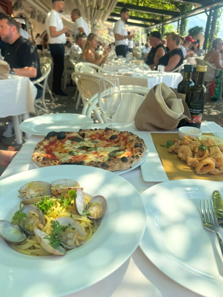 이탈리아 남부투어 포지타노 맛집 lapergola