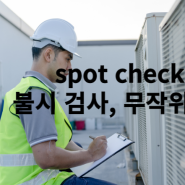 spot check 불시 검사 직장인 영어 회화 공부