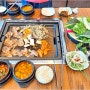 아산 배방 고기집 쌈마이대패 점심특선 우렁쌈밥대패정식 후기