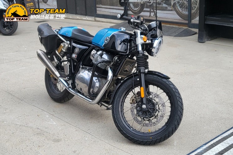 로열엔 필드 GT650 점검 위해 1톤 화물용달로 센터로 입고 완료 : 네이버 블로그