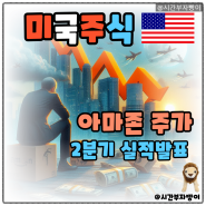 미국 주식 아마존 AMAZON 주가 전망 - 2분기 실적 발표 뭐가 문제일까?