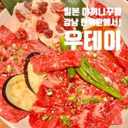 서울 한복판에서 즐기는 일본감성 야끼니꾸 전문점 [우테이] 소고기 화로구이 맛집