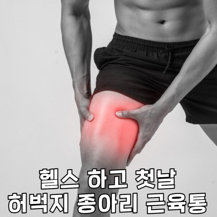 헬스 하고 첫날 초보 허벅지 종아리 근력운동 근육통 푸는법 약 무엇? : 네이버 블로그