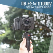 4K 입문용 브이로그 여행 카메라 파나소닉 G100DV