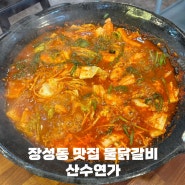 장성동 맛집 산수연가 재방문 포항 물닭갈비 후기