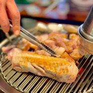 [신사 맛집] 직접 구워주는 최상급 삼겹살 맛집 ‘고반식당 가로수길점’