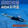 웨이브33 WAVE33 프리다이빙 강습 성남 아쿠아 라인 프리다이빙 자격증 AIDA1