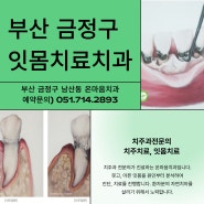 금정구 잇몸 치주치료 치주과전문의 진료