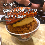 오사카 우메다 인생 장어덮밥 맛집 이즈모 루쿠아 저녁엔 이자카야 예약방법