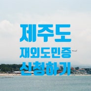 제주도 재외도민증 온라인 신청법