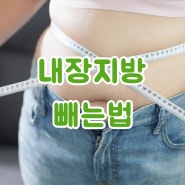 내장지방 빼는 법 효과적인 감소 방법은?