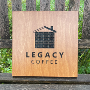 Domane 나무간판 - LEGACY COFFEE 벽걸이 우드 사인