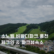 소노벨 비발디파크 홍천 2박3일 숙소체크인 비발디파크 B동 패밀리타입 파크뷰 그리고 주차장 꿀팁 총정리