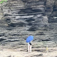 부안 변산반도 격포해수욕장 물때, 닭이봉 전망대 오르고, 채석강 해식동굴 못간 후기 / 뚜벅이 여행 2박3일 2일차