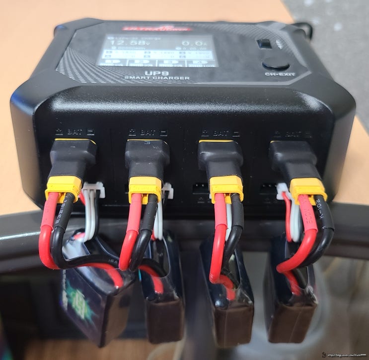 UltraPower UP9 4 채널 스마트 밸런스 충전기 : 네이버 블로그