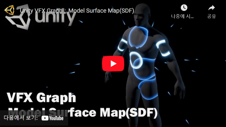 [Eric Wang_VFX Artist] 모델 표면 맵 - Unity VFX Graph：Model Surface Map(SDF ...