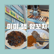 잠실양꼬치 무한리필 가성비 넘치는 맛집 미미램양꼬치