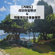 거제도］리브하임 펜션 & 학동 흑진주 몽돌 해변 (가볼만한 곳)