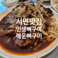 서면 맛집 술집 뼈구이맛집 인생뼈구이