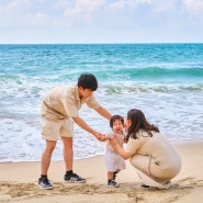 제주 해수욕장 18개월 남아 가족 스냅 30분 촬영 가격 비용이면 고퀄리티 사진 충분히 건져요