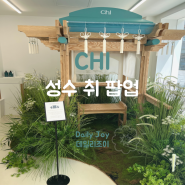 CHI 성수 취 팝업